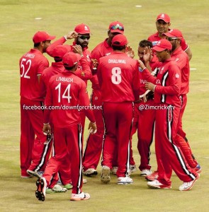 Canada celebrate a wicket (ZCU picture)
