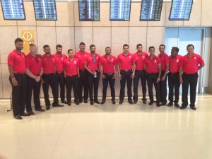 Canadian team assembles at Pearson (Cricket Canada facebook photo)