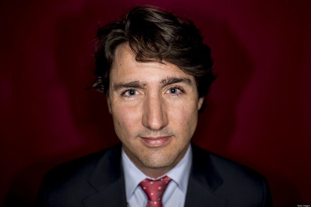 TORONTO, ON - APRIL 5: The editorial board met with Liberal leadership candidate Justin Trudeau on April 5, 2013. Afterwards he posed for a photograph in the Toronto Star studio. (Carlos Osorio/Toronto Star via Getty Images)