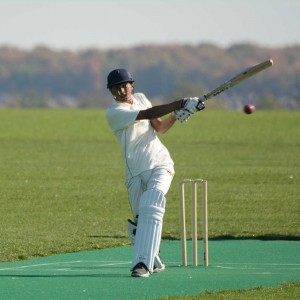 Hafeez Khan, Middlefield CI's top scorer v Milliken Mills yesterday.
