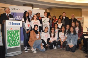 George S Henry Academy Girls (Toronto) - 2016 Spirit of Cricket Award winners