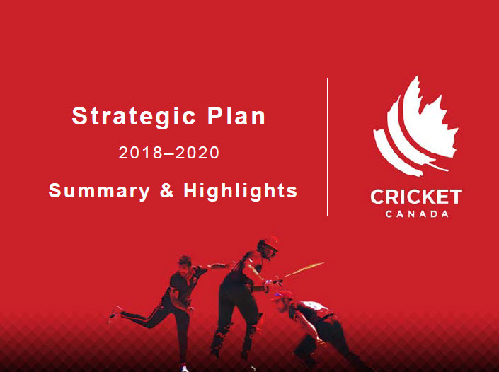 Cricket Canada strategic plan a report card Canada Cricket